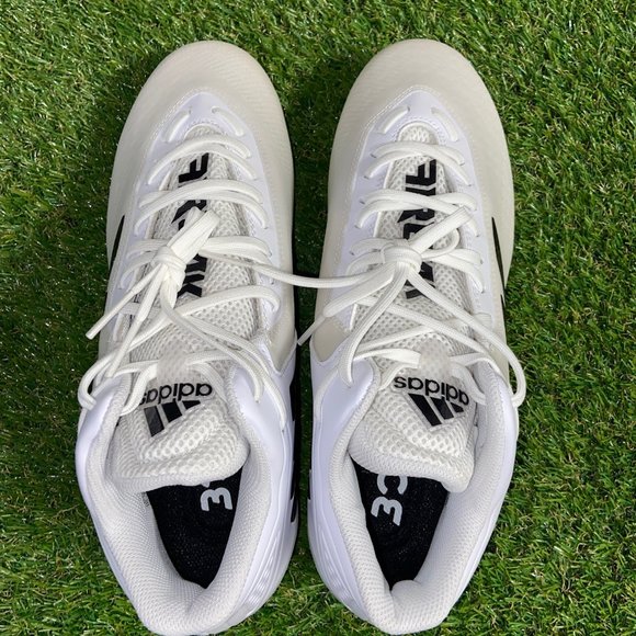 Men\'s Adidas FX1307 Freak Mid Football Cleats Shoes White Black Size NEW main image 9